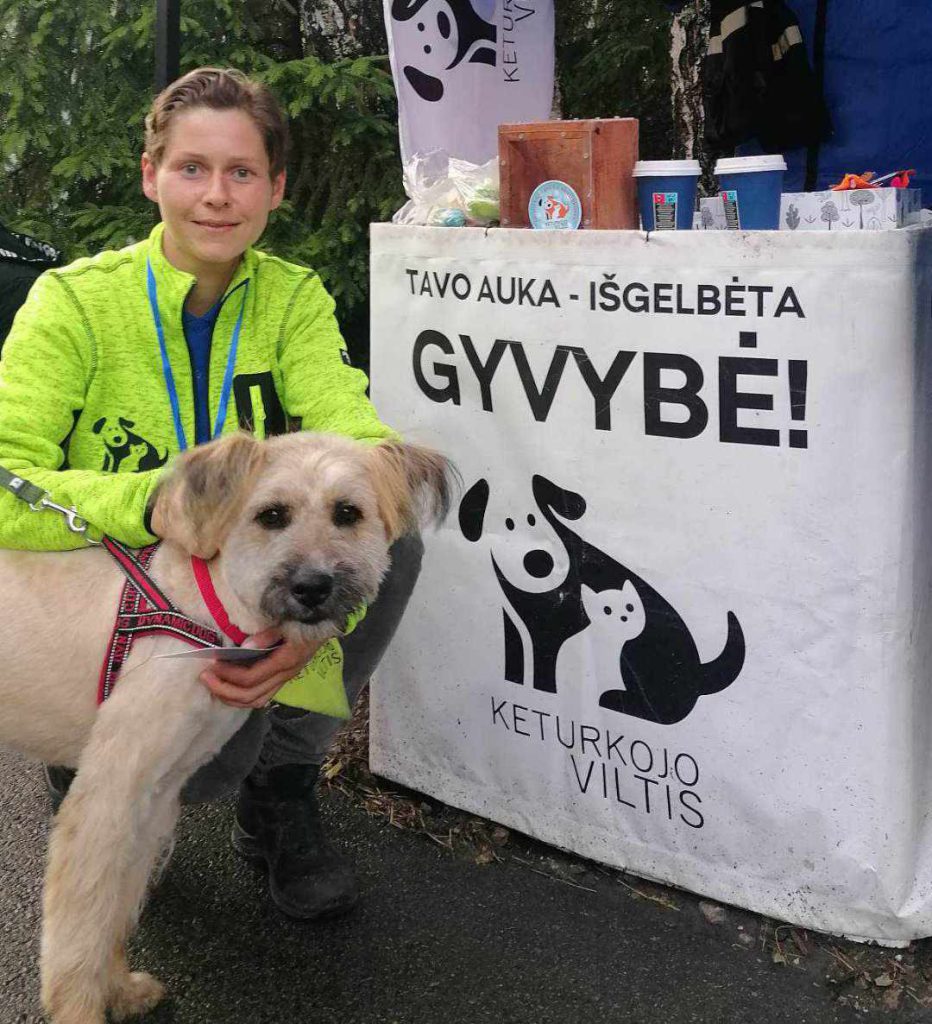 Asociacijos "Keturkojo viltis" vadovė - Roberta Bernatavičiūtė.